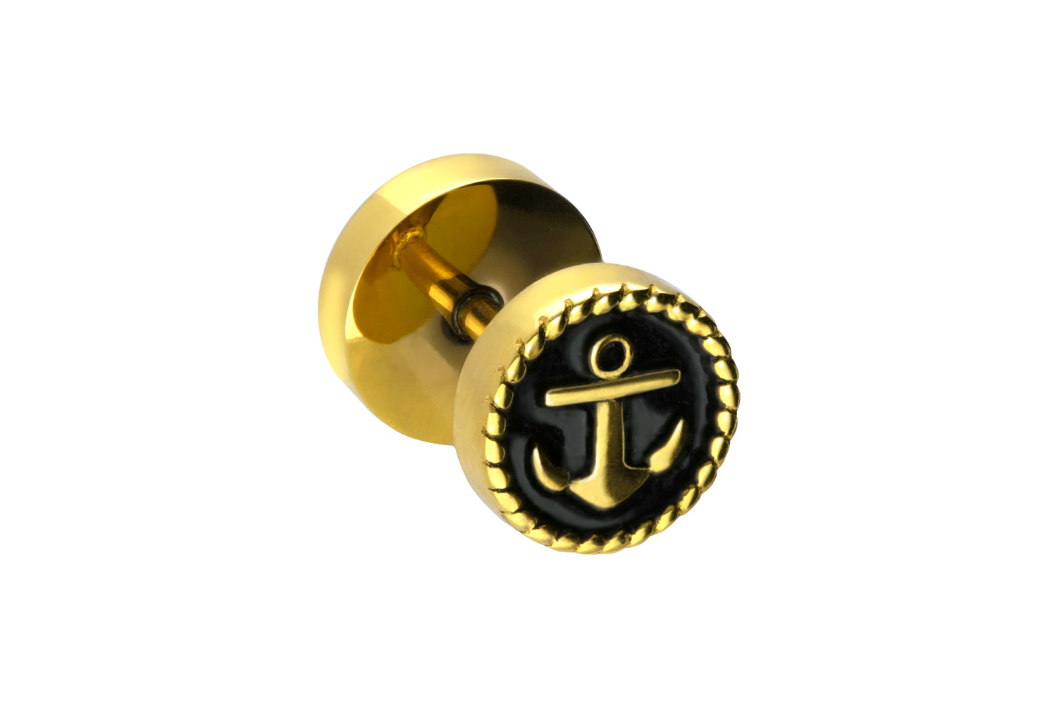 Chirurgenstahl Fake Plug ANKER von Piercingline